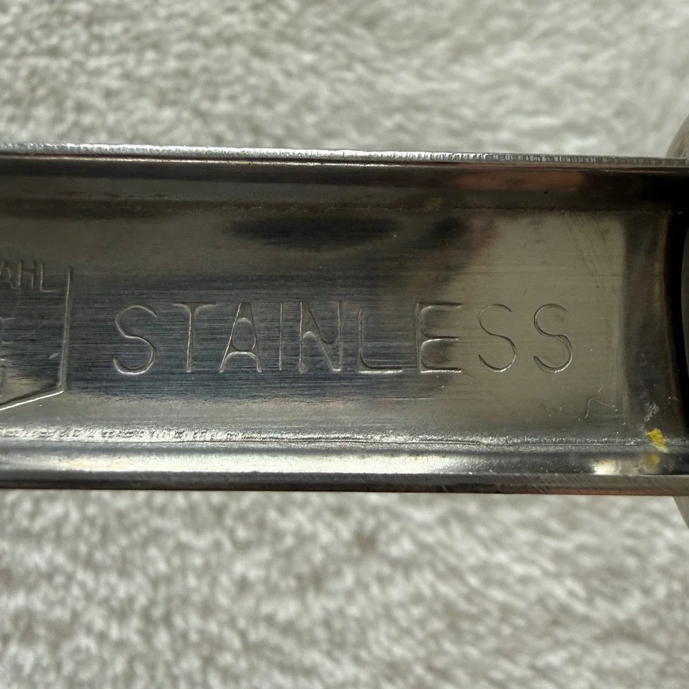 INOX Stainless Steel‎ Serving Spoon Ladle Set Modern Kitchen Utensils EUC